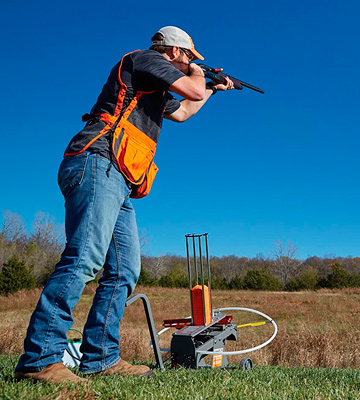 Electric Clay Pigeon Shooting Target Thrower Automatic Skeet Trap Launcher 