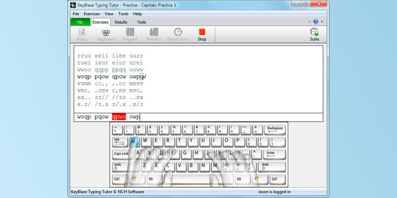Review of NCH Software KeyBlaze Typing Tutor Software