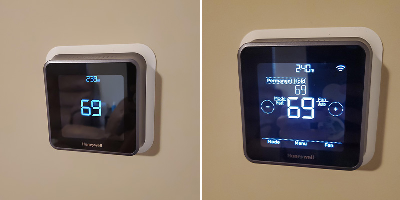 Honeywell Lyric T5 (RCHT8610WF2006) Wi-Fi Smart 7 Day Programmable Touchscreen Thermostat in the use - Bestadvisor