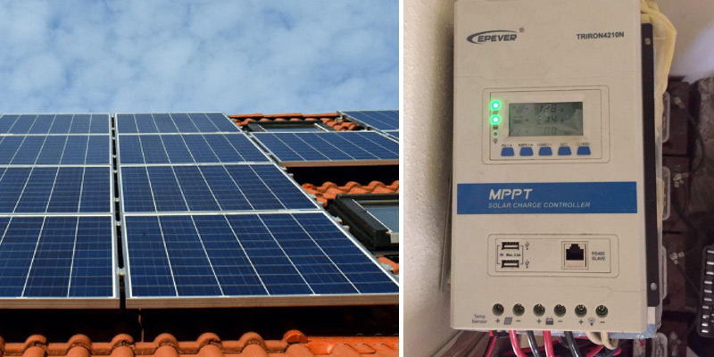 EPEVER 40A MPPT Solar Charge Controller +MT50 Remote Controller Kit in the use - Bestadvisor