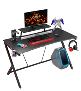 MOTPK 40 inch Gaming Desk with Monitor Shelf