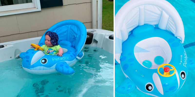 Review of Peradix Inflatable with Canopy Baby Pool Float