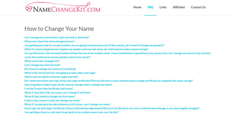 Review of NameChangeKit Legal Name Change Kit