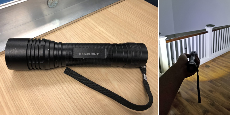 GearLight S2000 LED Flashlight - Super Bright, Powerful, Mid-Size Tactical Flashlights in the use