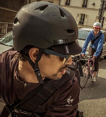 Review of Bern Brentwood (VM3MBKVLXL) Summer Helmet with Flip Visor