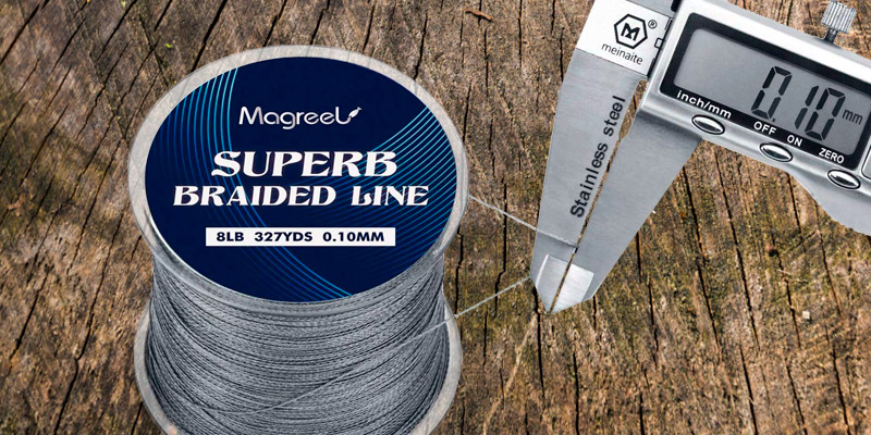 Review of Magreel Braided Fishing Line Abrasion Resistant Braided Lines High Performance Strong 4 or 8 Strand Superline