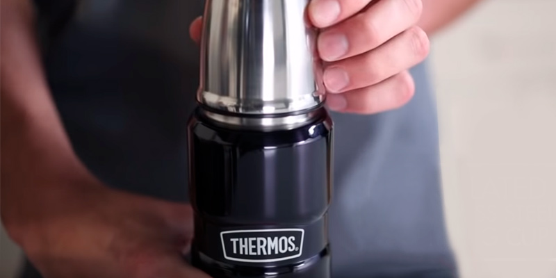 Review of Thermos 40 oz Stainless King Beverage Bottle