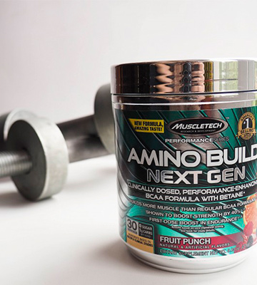 Review of MuscleTech 284g Amino Build Next Gen supplement