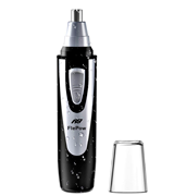 FlePow Ear and Nose Hair Trimmer 2019 Professional Painless Eyebrow and Facial Hair Trimmer for Men and Women, Battery-Operated