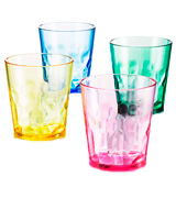 scandinovia Tritan 8 oz Unbreakable Juice Glasses - Set of 4