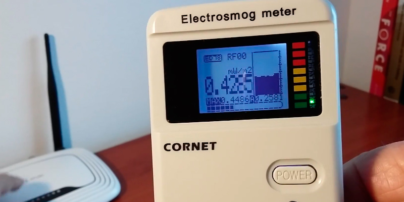 Cornet ED78S EMF RF Meter in the use