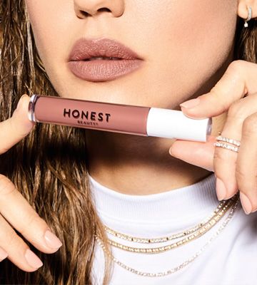 Review of Honest Beauty Liquid Lipstick Passion | Vegan | Hydrating All-Day Wear & Flex Feel