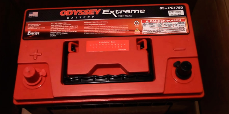 Odyssey 35-PC1400T Automotive and LTV Battery in the use
