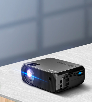 Review of BOMAKER GC355N 6000 Lux Portable Projector