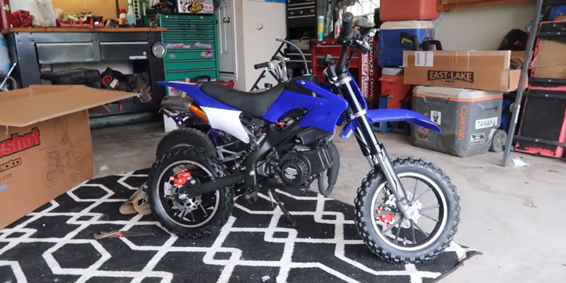 Review of SYX MOTO Holeshot 50cc Gas Power Mini Dirt Bike