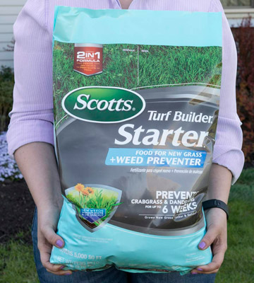 Review of Scotts Turf Builder Starter Food Plus Weed Preventer