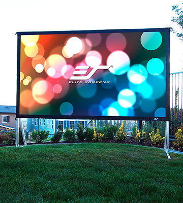 Elite Screens Yard Master 2 120 | 16:9 Outdoor Projector Screen with Stand - Bestadvisor