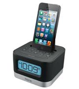 iHome iPL8BN FM Clock Radio with Lightning Dock for iPhone