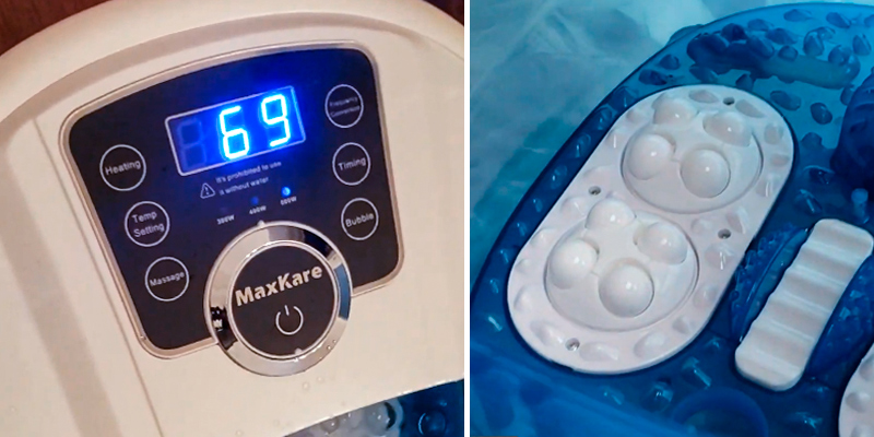 MaxKare Foot Spa Bath Massager 6 in 1 in the use