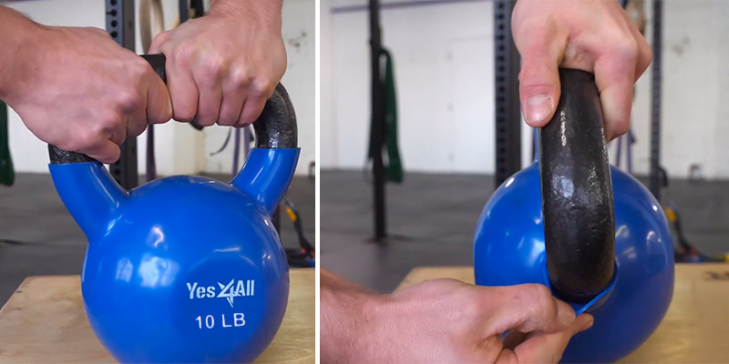 Review of Yes4All Vinyl Coated Kettlebell