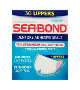 Sea-Bond (30 Count) Zinc Free Secure Denture Adhesive Seals
