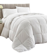 Chezmoi Collection Comforter White Goose Down Alternative, Queen Size