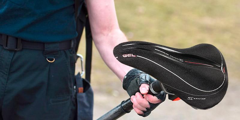 Serfas Full Suspension Hybrid Bicycle Saddle in the use