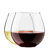 Royal Stemless Wine Glass Set