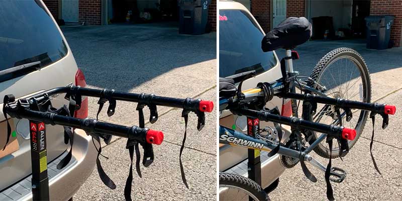 Allen Sports 4-Bike Hitch Racks for 2 in. Hitch in the use