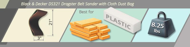 Detailed review of Black & Decker DS321 Retractable Belt Sander