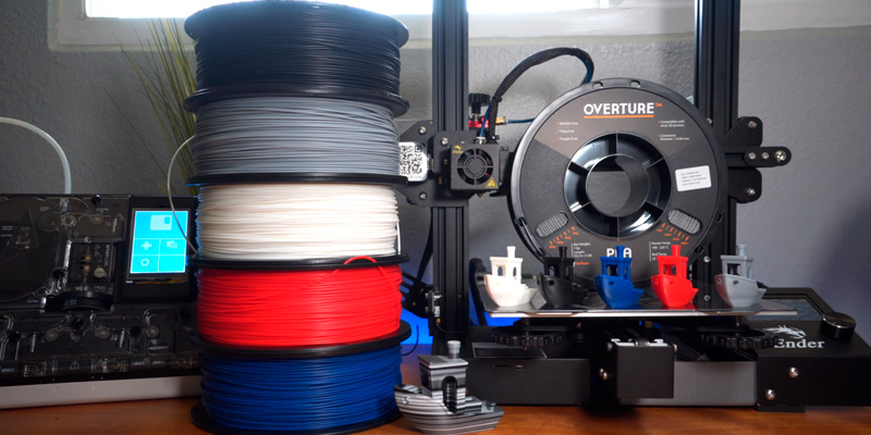 Review of OVERTURE PLA Filament 1.75mm 3D Printer Consumables