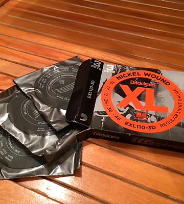 Review of D'Addario EXL110-3D Nickel Wound Electric Guitar Strings