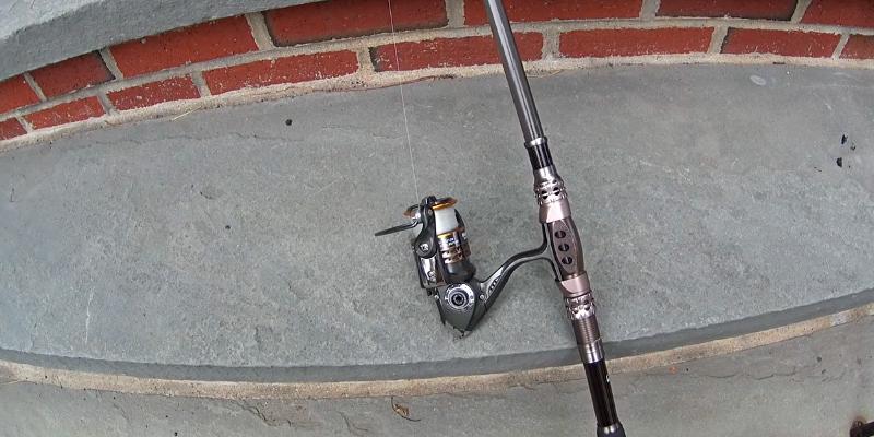 Plusinno Telescopic Fishing Rod in the use