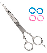 Equinox International Hair Cutting Scissors Detachable Finger Rest