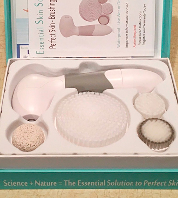 Review of Essential Skin Solutions Perfect Skin Brushing System Exfoliating Skin Cleansing Brush for Face & Body