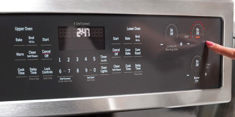 GE PB960SJSS Electric Double Oven in the use