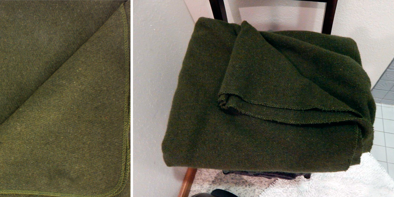 Review of Ever Ready First Aid Fire Retardent Blanket Olive Drab Green Warm Wool
