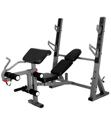 XMark Fitness XM-4424.1 Olympic Weight Bench with Leg and Preacher Curl Attachment