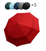 EEZ-Y Compact Double Vented Windproof Travel Umbrella
