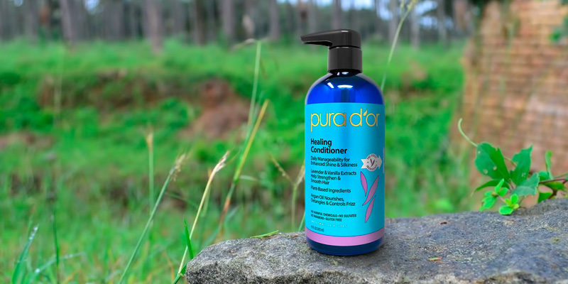 Review of PURA D'OR healing Conditioner Healing Aloe Vera Conditioner for Dry, Damaged, Frizzy Hair