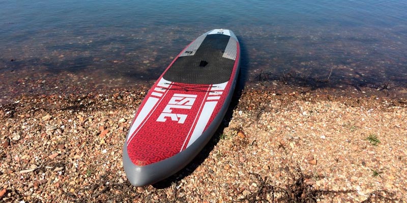 Review of ISLE Surf and SUP Touring Inflatable Stand up Paddle Board
