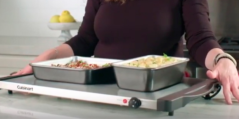 Cuisinart CWT-100 Warming Tray in the use