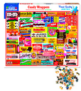 White Mountain Candy Wrappers Jigsaw Puzzle
