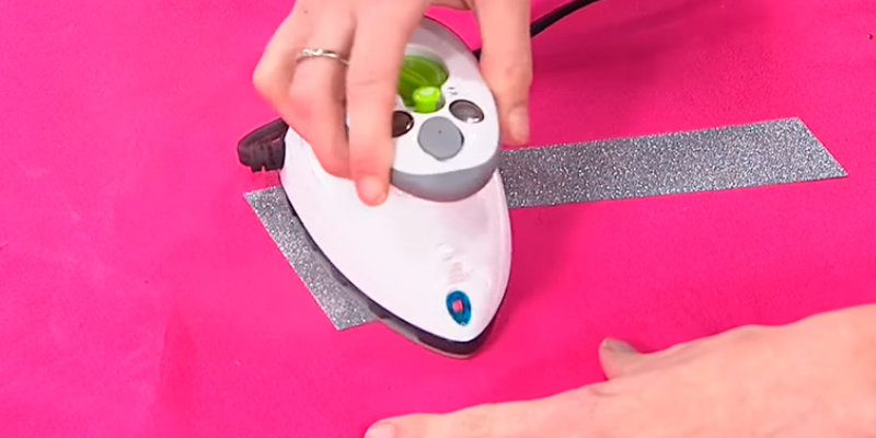 Steamfast SF717 Home-and-Away Mini Steam Iron in the use