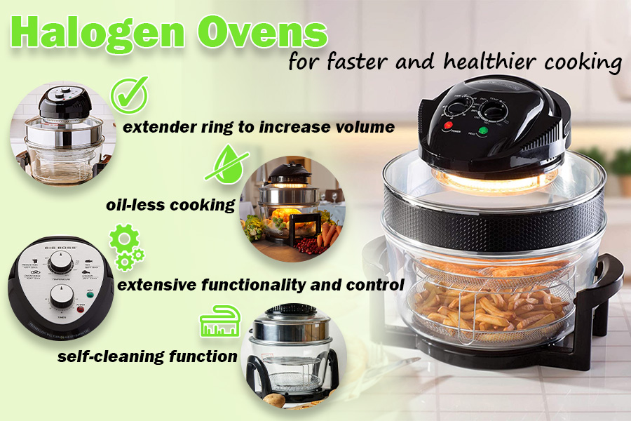 Comparison of Halogen Ovens for Faster and Healthier Cooking