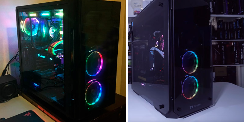 Review of Thermaltake CA-1I7-00F1WN-01 View 71 RGB 4-Sided Full Tower Computer Case Tempered Glass