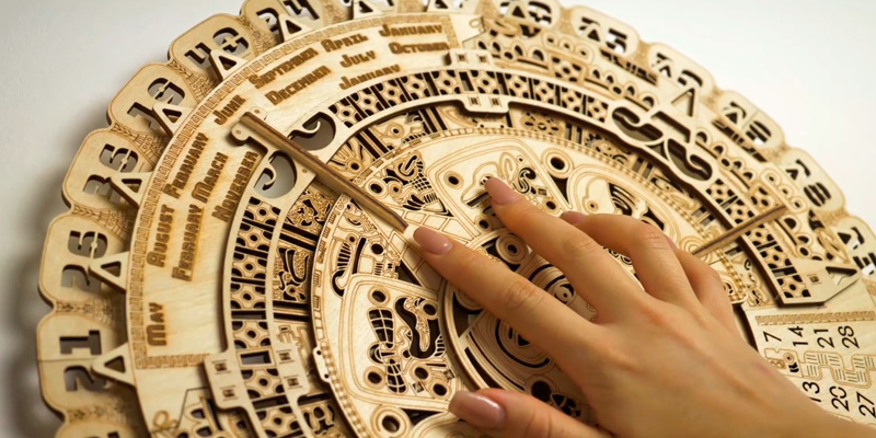 Review of Wood Trick 3D Wooden Puzzle Mayan Wall Calendar Wooden Mechanical Model Kit