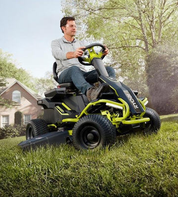 Review of Ryobi RY48110 38-Inch Electric Riding Lawn Mower