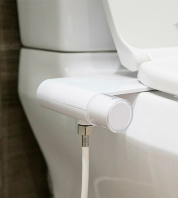 Review of GenieBidet AB-2000 Rear & Feminine Ultra Thin Toilet Attachment with Self Cleaning Dual Nozzles