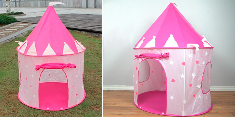 Review of FoxPrint Princess Castle Play Tent with Glow in The Dark Stars